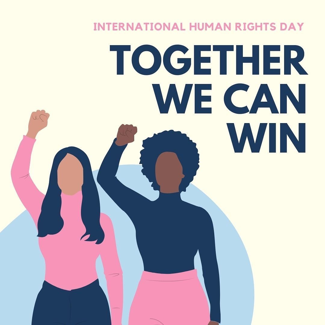 Today we wrap up our 16 Days of Activism with International Human Rights Day.

All humans are born free and equal in dignity and rights. And this will always include women and girls. 

We will continuously work to end gender-based violence and to advocate for the rights of women. To have equality, we need to respect human rights, and women’s rights are human rights.

#BWHC #InternationalHumanRightsDay #16DaysOfActivism #OrangeTheWorld #GenderEquality #BeTheChange #WomensRights #EndTheViolence