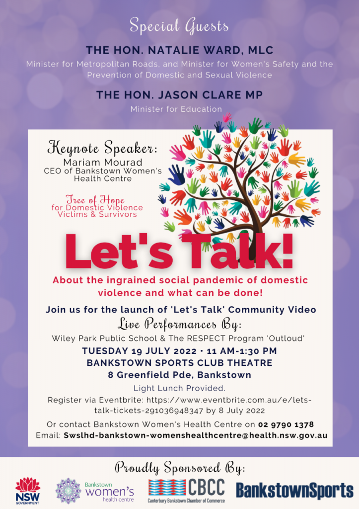 Let's Talk - About the ingrained social pandemic of domestic violence and what can be done!