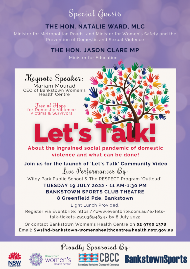 Let's Talk - About the ingrained social pandemic of domestic violence and what can be done!
