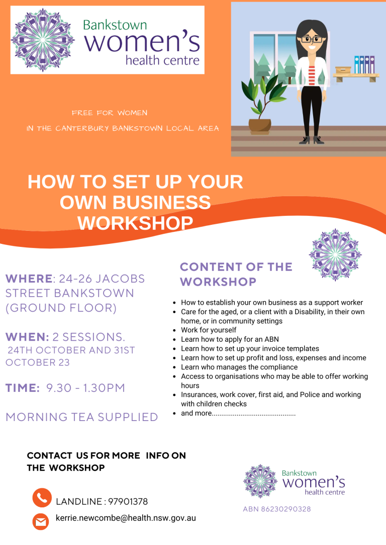 How to setup your own business workshop